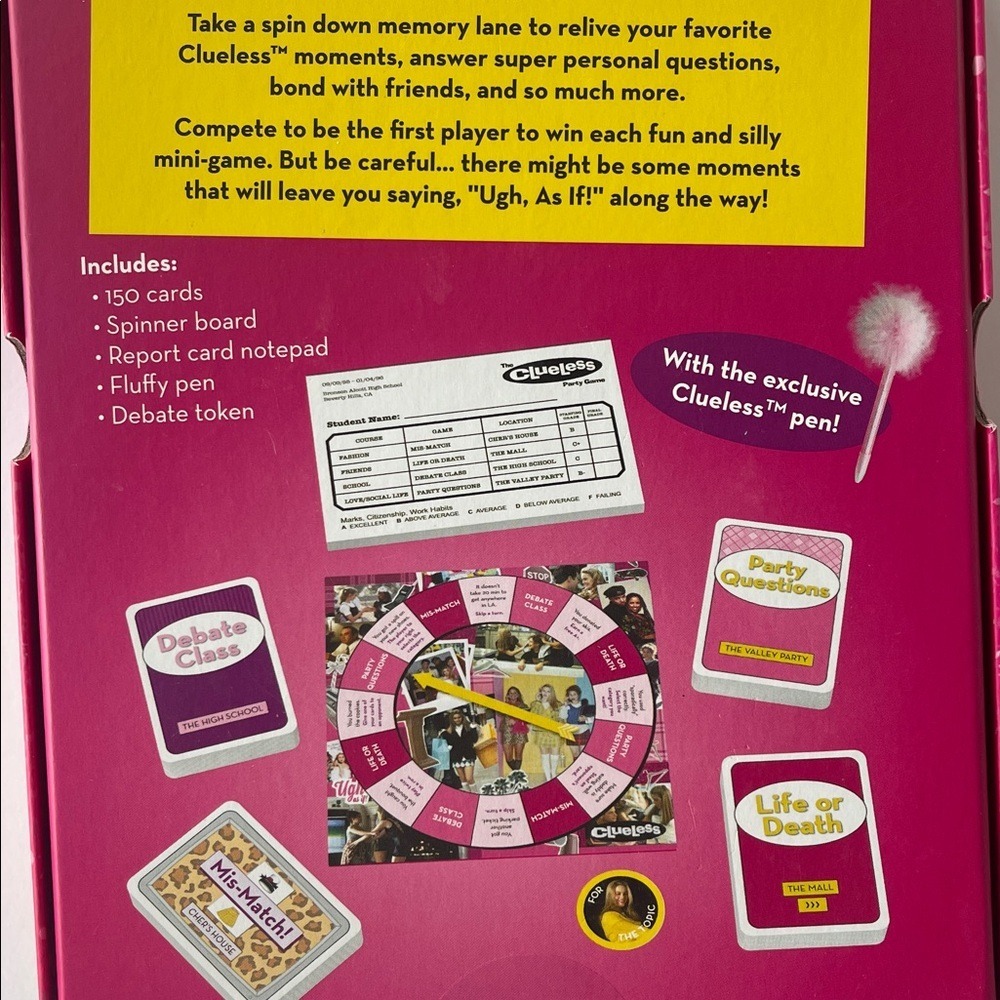 The Clueless Party Game NEW Sealed Ages 17+ - Picture 3 of 3